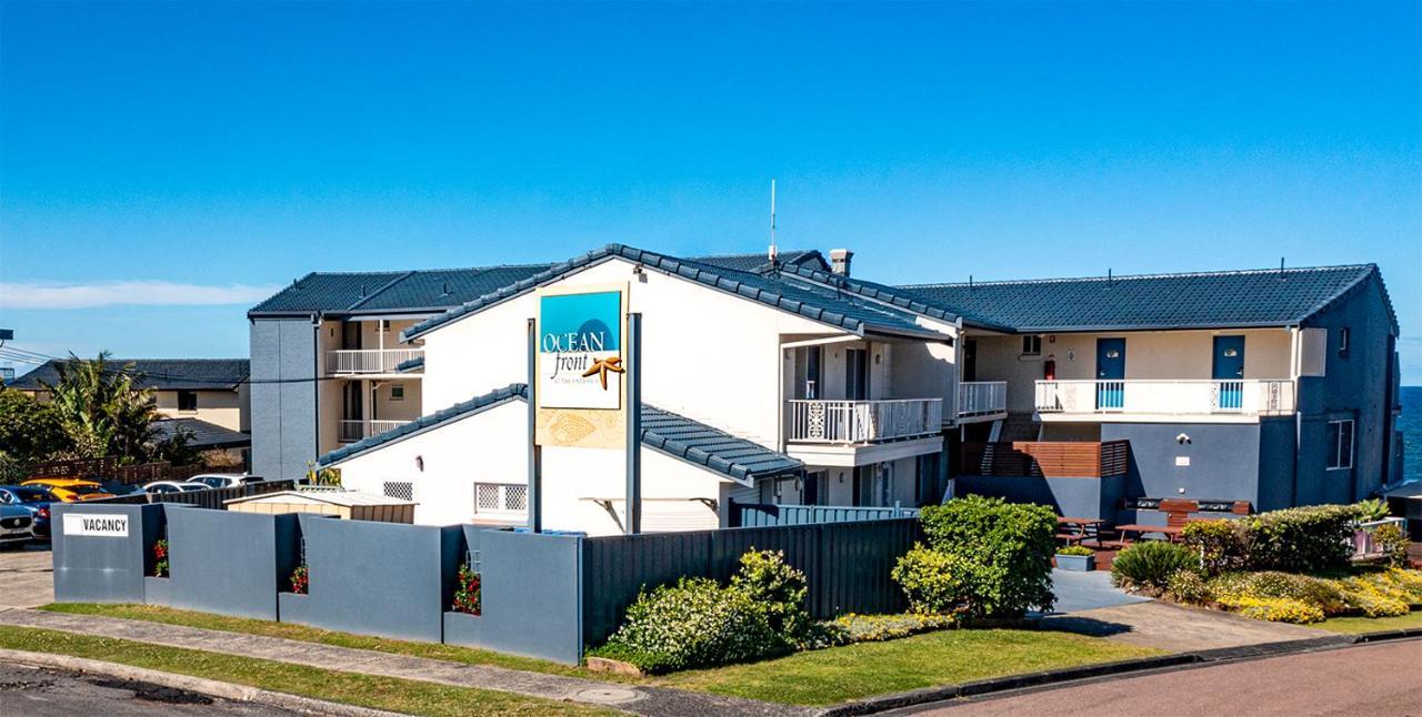 Ocean Front Motel Entrance Exterior foto