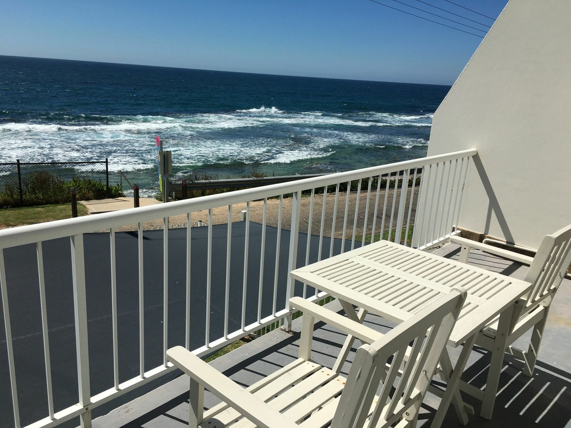 Ocean Front Motel Entrance Exterior foto